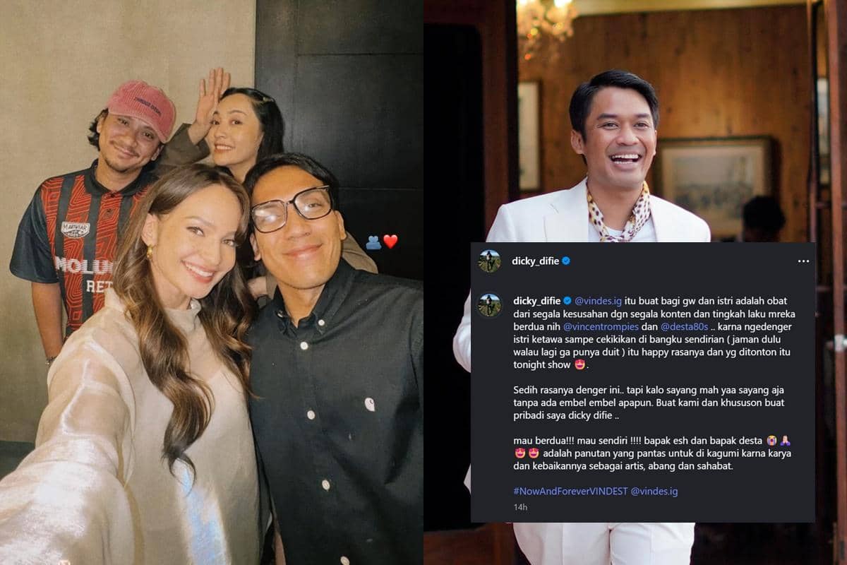 7 Dukungan Artis untuk VINDES, Semangati Vincent dan Desta