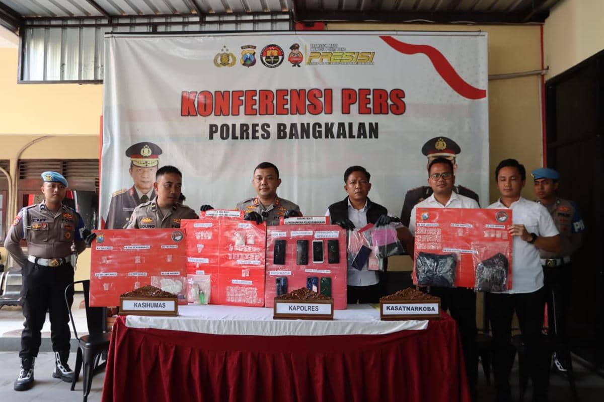 23 Tersangka Narkoba Ditangkap Polres Bangkalan, Ada yang Bulan Depan Nikah