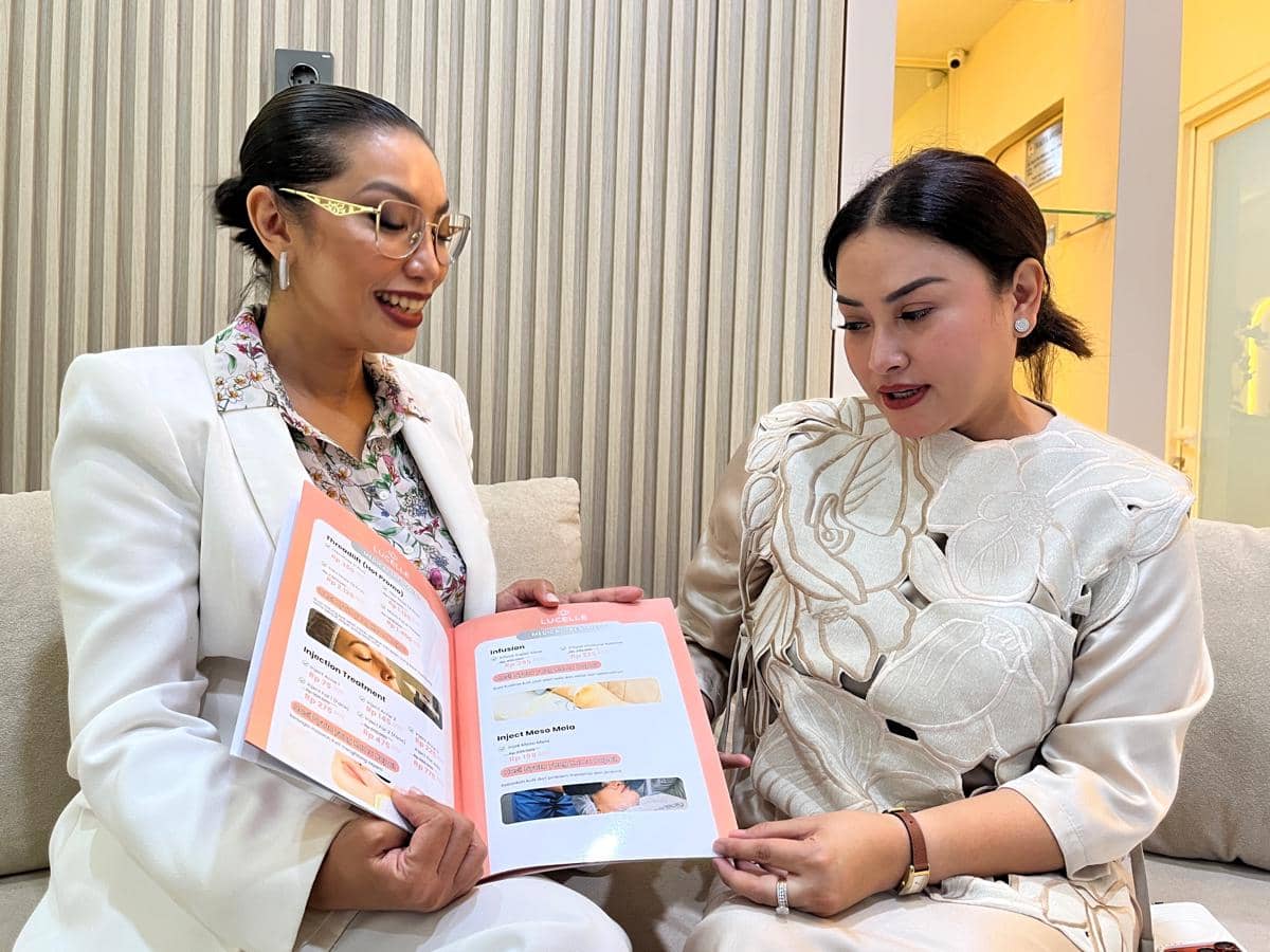 lucent, lucelle, klinik kecantikan