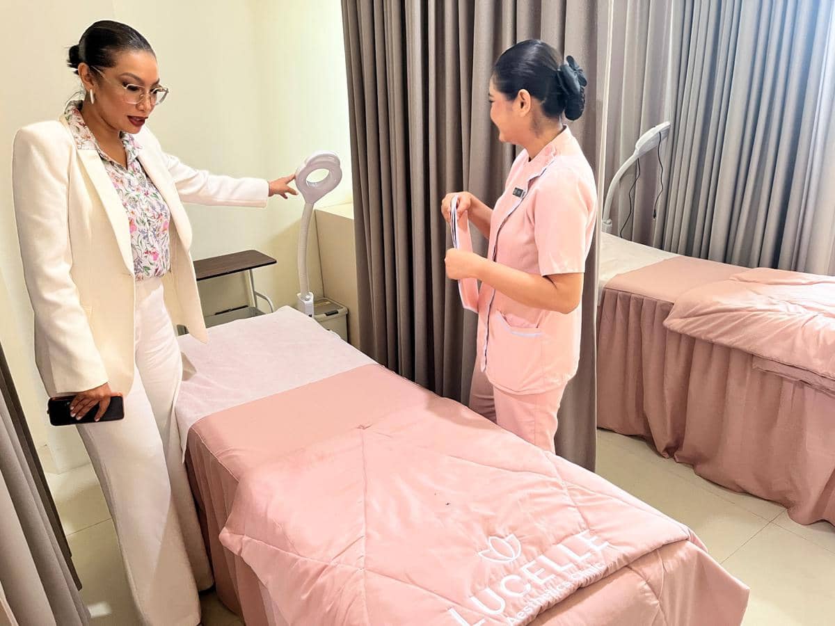lucent, lucelle, klinik kecantikan