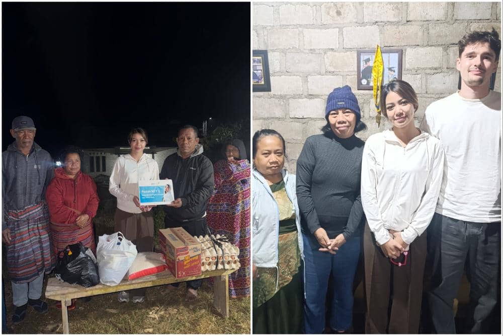 Regina Phoenix Beri Bantuan Korban Gempa Bumi di NTT, Ajak Kekasih!