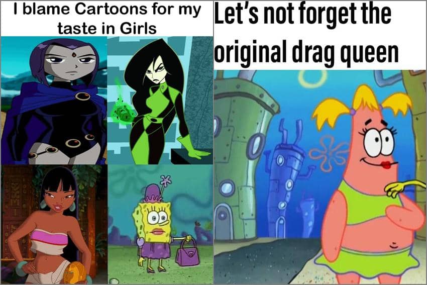 8 Meme SpongeBob tentang Gadis Menawan, Ada Baddie Patrick!
