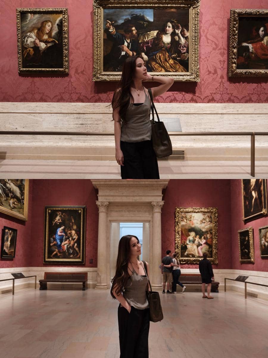 Agatha Chelsea mengunjungi Museum of Fine Arts, Boston