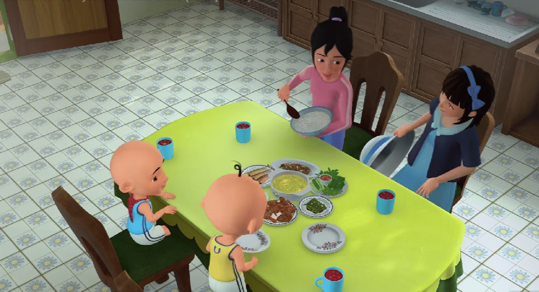 kak Ros di serial Upin Ipin