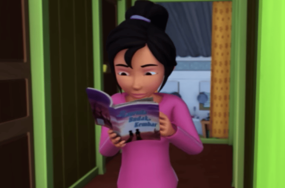 kak Ros di serial Upin Ipin