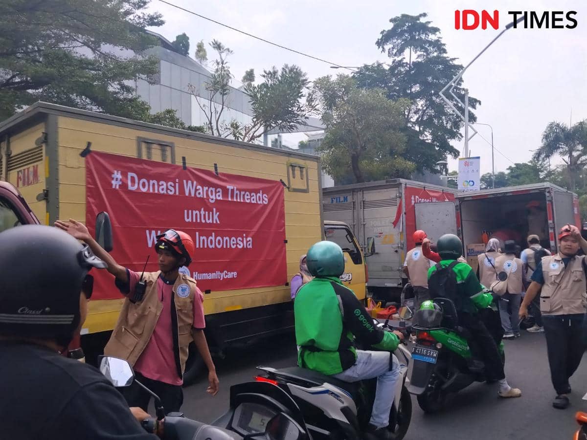 Donasi Warga Threads Mengalir untuk Demo DPR RI di Jakarta