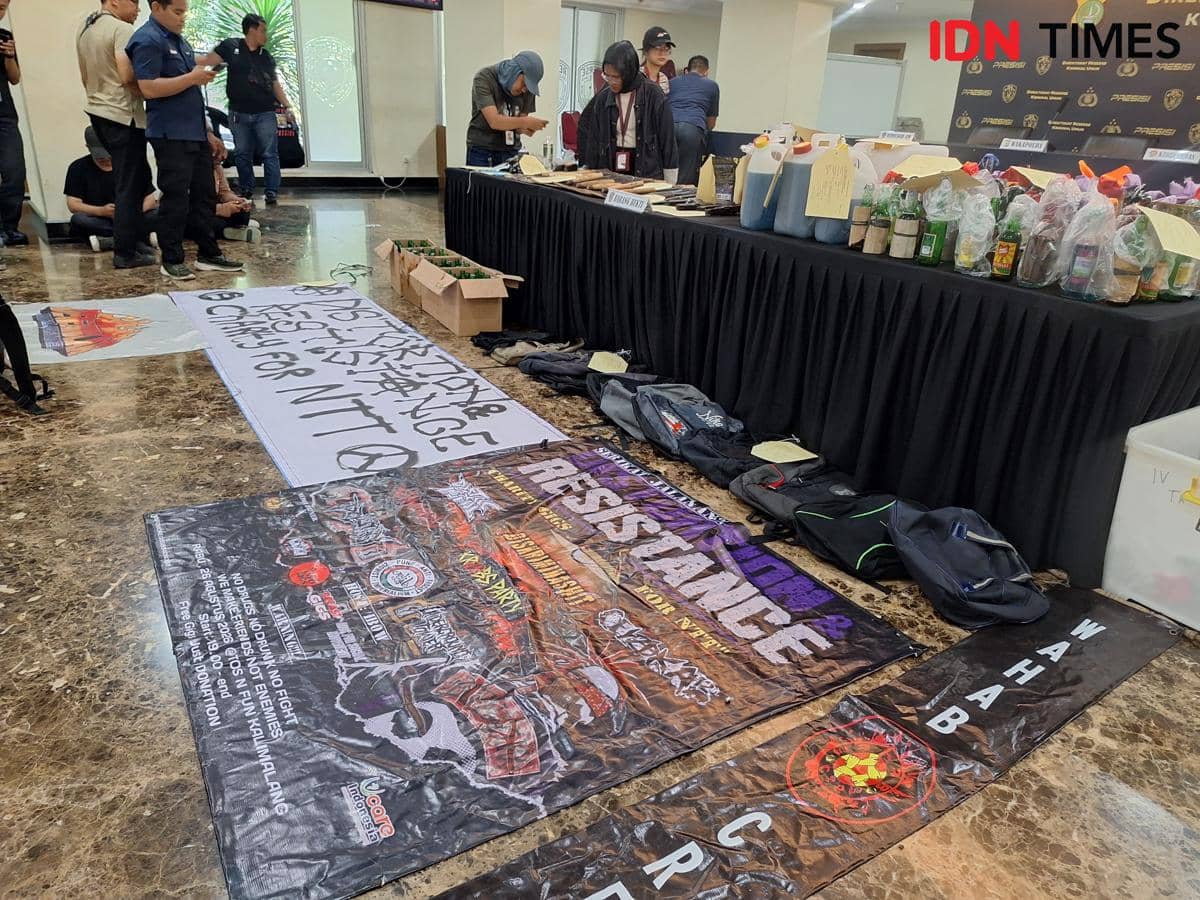 65 Orang Diamankan Polisi, Kerabat Bantah Donasi Gigs untuk Molotov Demo