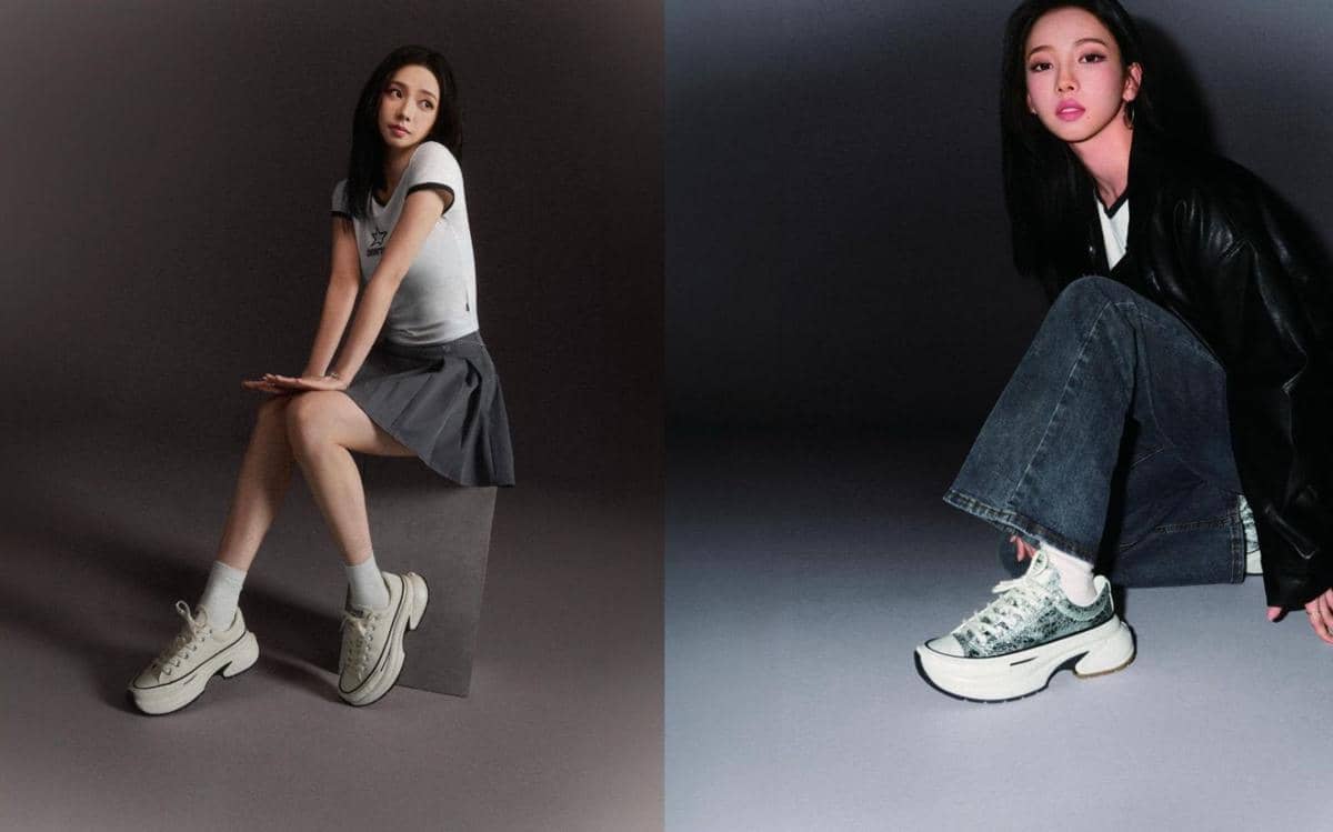 Gaya Karina aespa Pakai Sneakers Chunky, Gak Harus Full Y2K