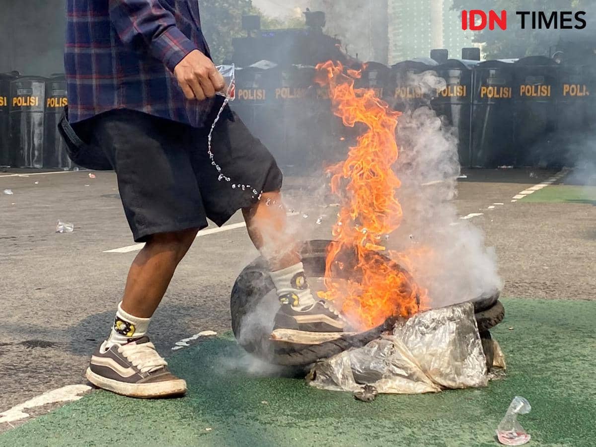 Polisi: Perusakan dan Pembakaran Sekitar Senayan Ulah Kelompok Perusuh