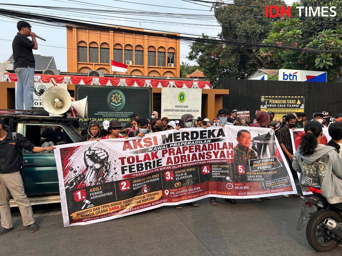 Mahasiswa Kawal Praperadilan Febrie Adriansyah di PN Jaksel