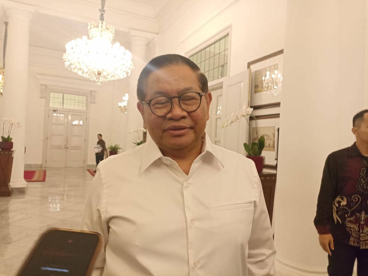 Gubernur DKI Jakarta Pramono Anung saat ditemui di Balai Kota, Jakarta, Kamis (27/8/2026). 