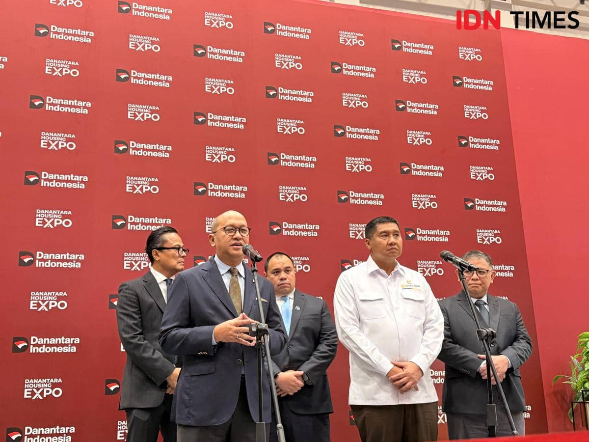 Konferensi pers Danantara Housing Expo 2026, Kamis (27/8/2026).
