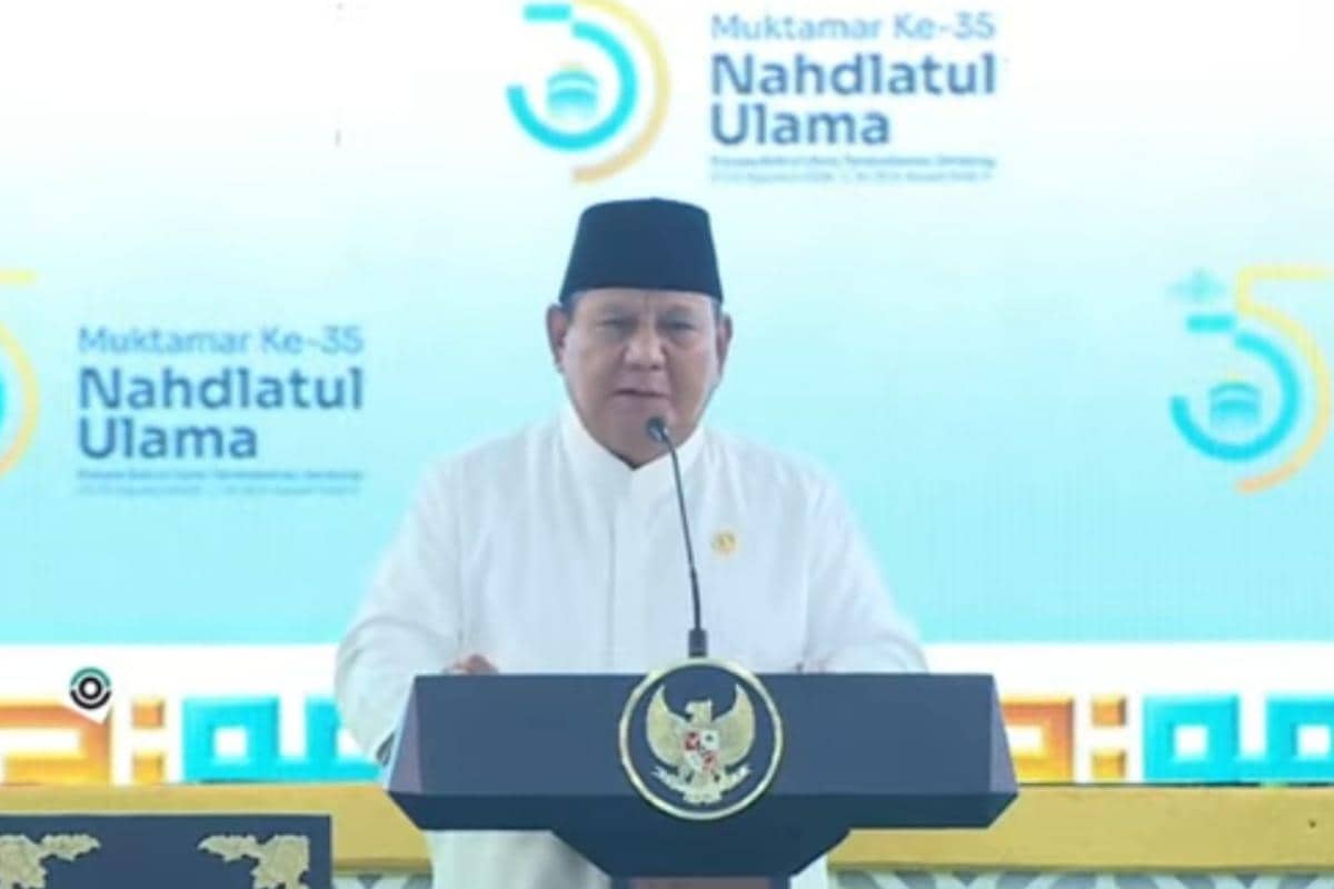 Diminta Buka Muktamar NU 5 Tahun Mendatang, Prabowo Beber Nomor Hoki