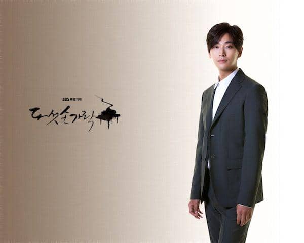 Ju Ji Hoon dalam poster drama Five Fingers