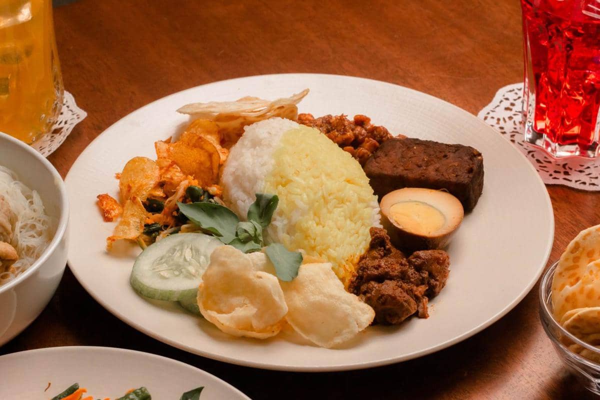 ilustrasi masakan tradisional