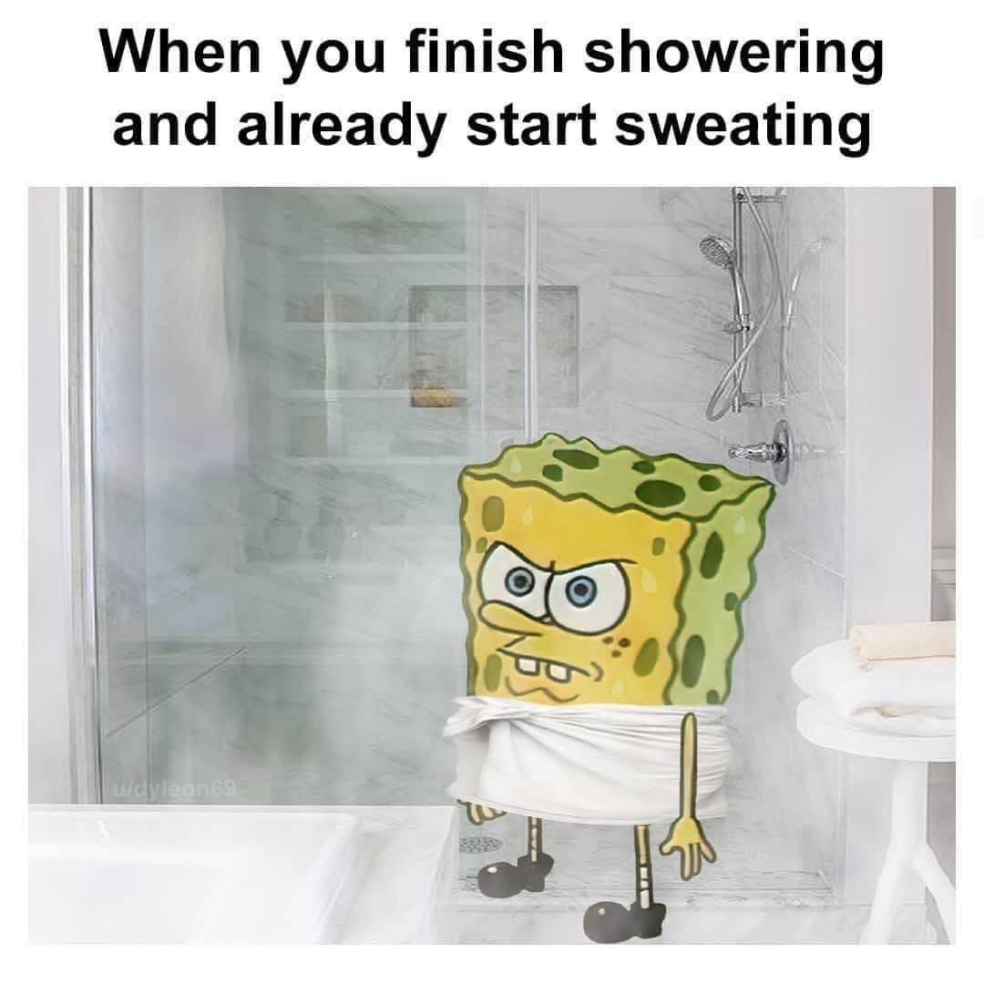meme SpongeBob tentang momen paling dibenci