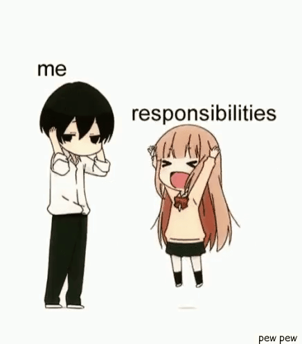 meme anime tentang tanggung jawab