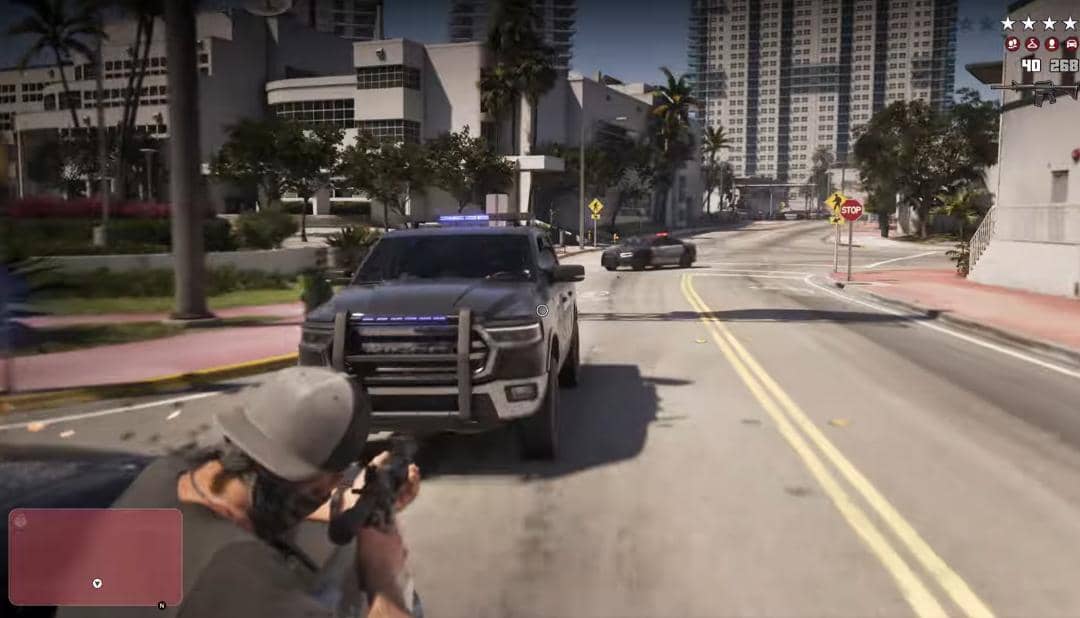 baku tembak dalam GTA 6