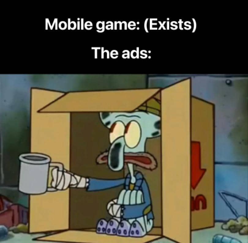 meme SpongeBob tentang momen paling dibenci