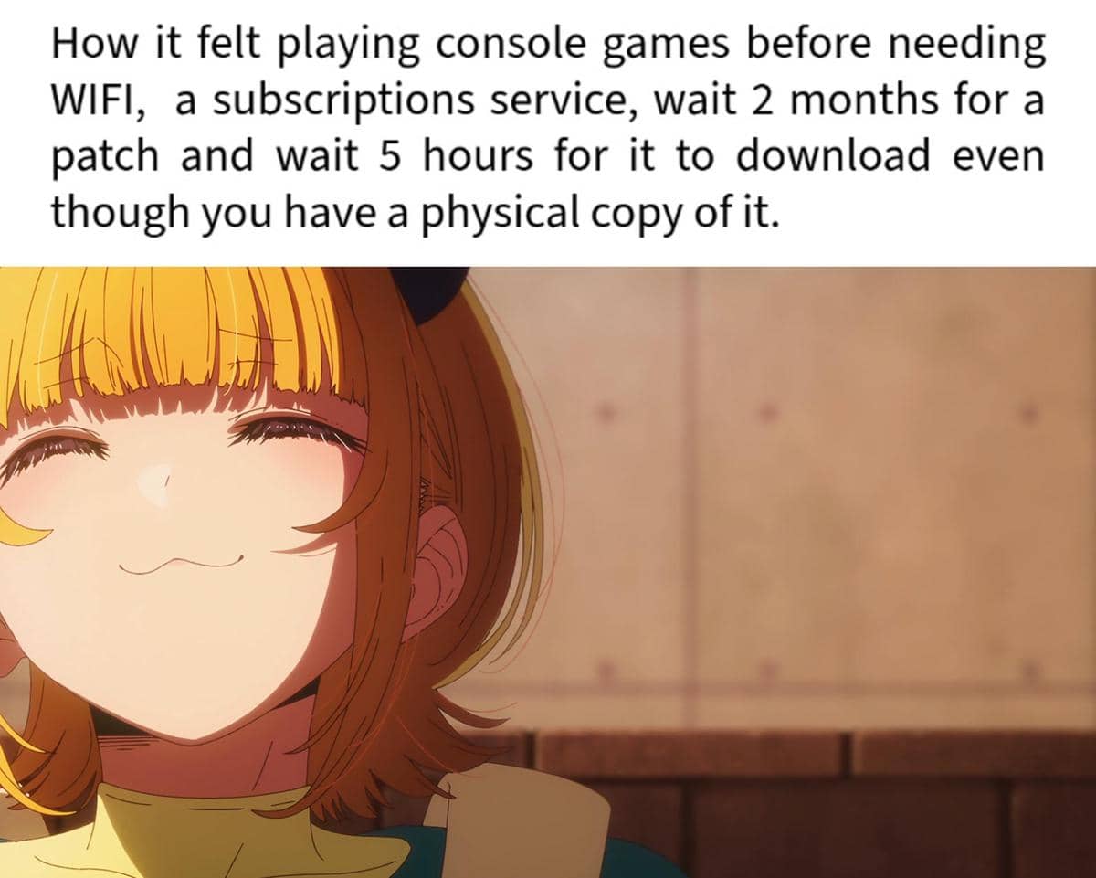 meme anime tentang online game