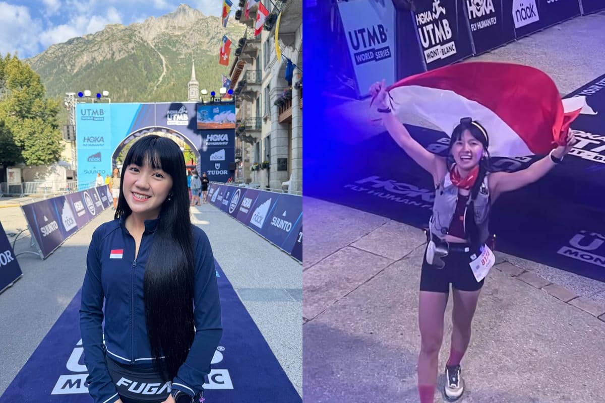 Momen Cindy Gulla di UTMB Mont-Blanc, Finish usai Berjuang 13 Jam