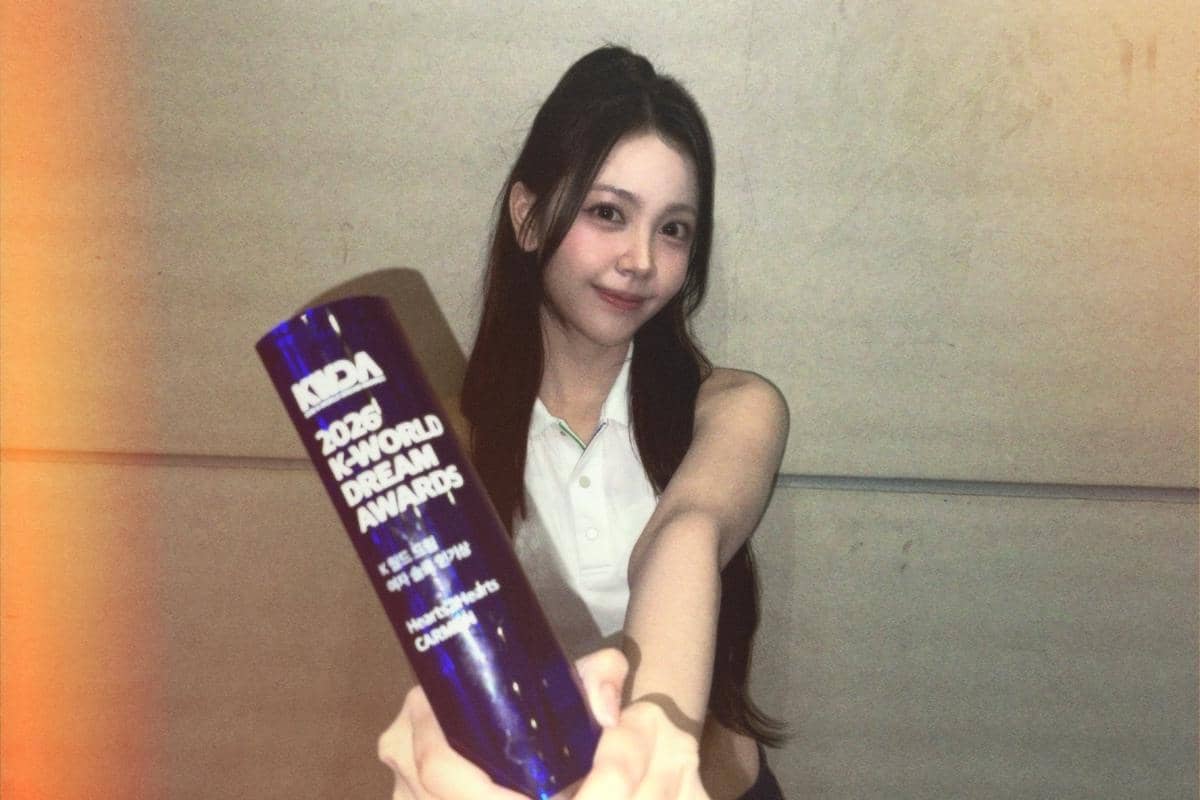 Ucapan Hearts2Hearts untuk Carmen saat Menang KWDA 2026, Sampai Nangis