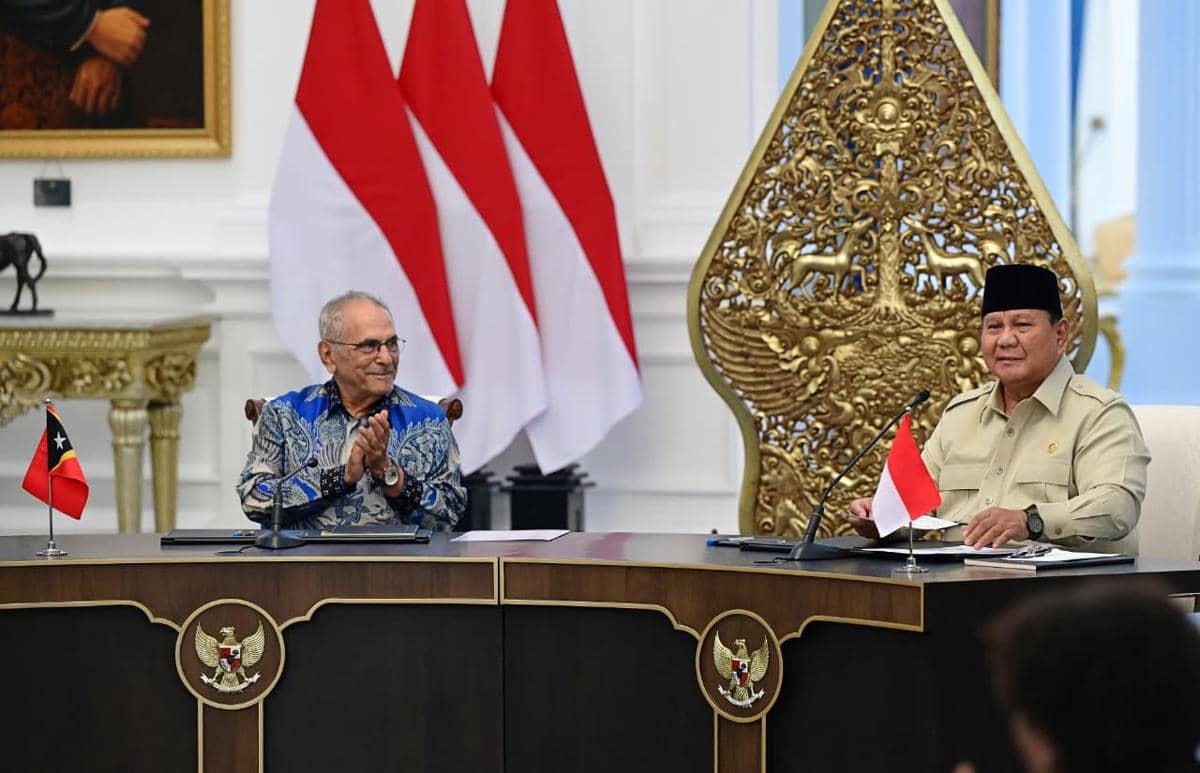 Prabowo Terima Presiden Timor Leste, Bahas Kebijakan Good Neighboor
