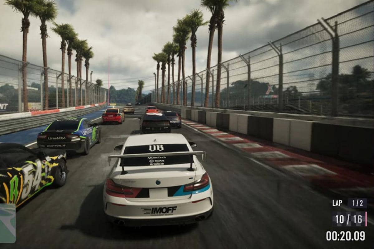 cuplikan gameplay balapan