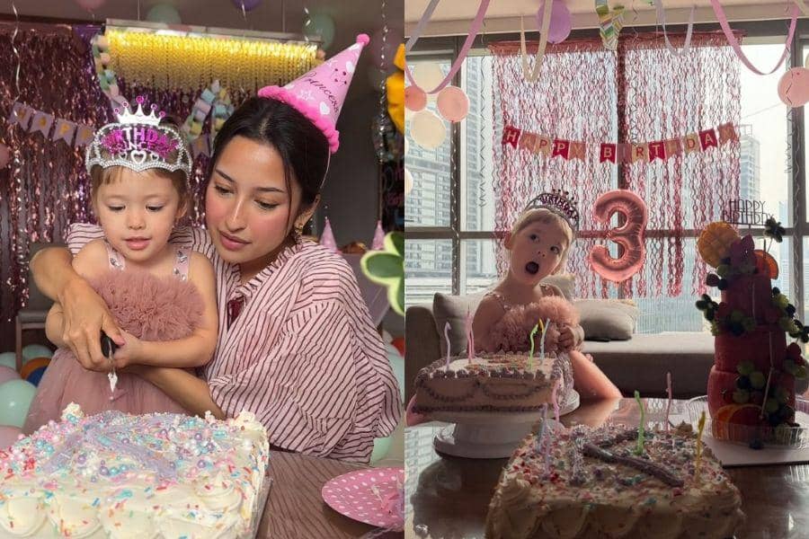 Dekorasi Ulang Tahun Kamari ke-3, Cute Serba Pink!