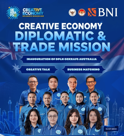 poster pelatikan DPLN GEKRAFS Australia