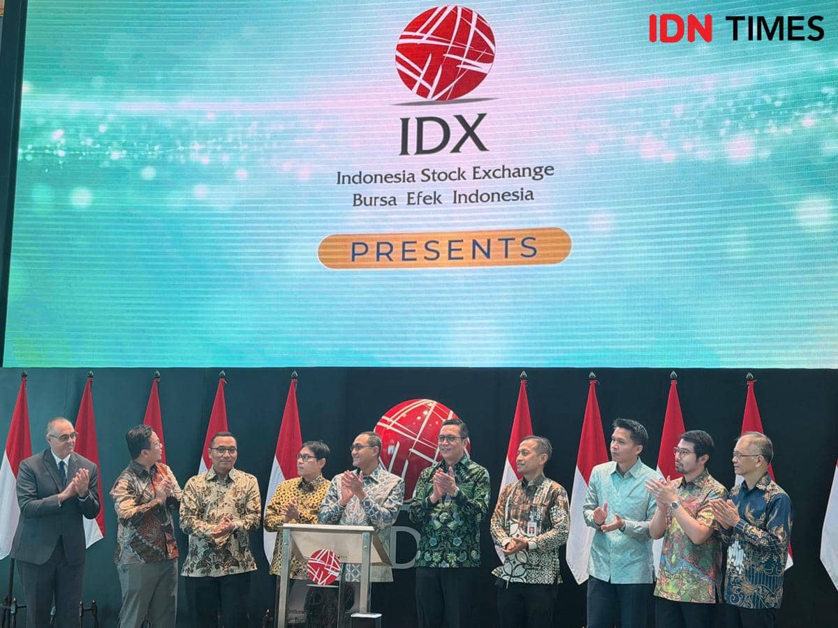 Peluncuran indeks saham berbasis hijau IDX Green Equity Designation, di Main Hall BEI, Jakarta, Jumat (28/8/2026).