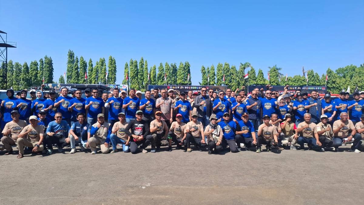 Bhayangkara Offroad Merdeka Seri ke-5 Tahun 2026 diikuti sekitar 500 peserta dari berbagai daerah. (IDN Times/Darsil Yahya)