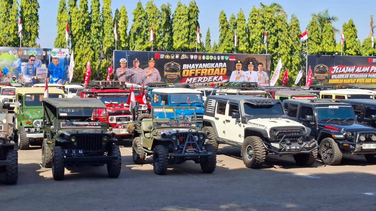 500 Peserta Ramaikan Bhayangkara Offroad Merdeka Seri ke-5