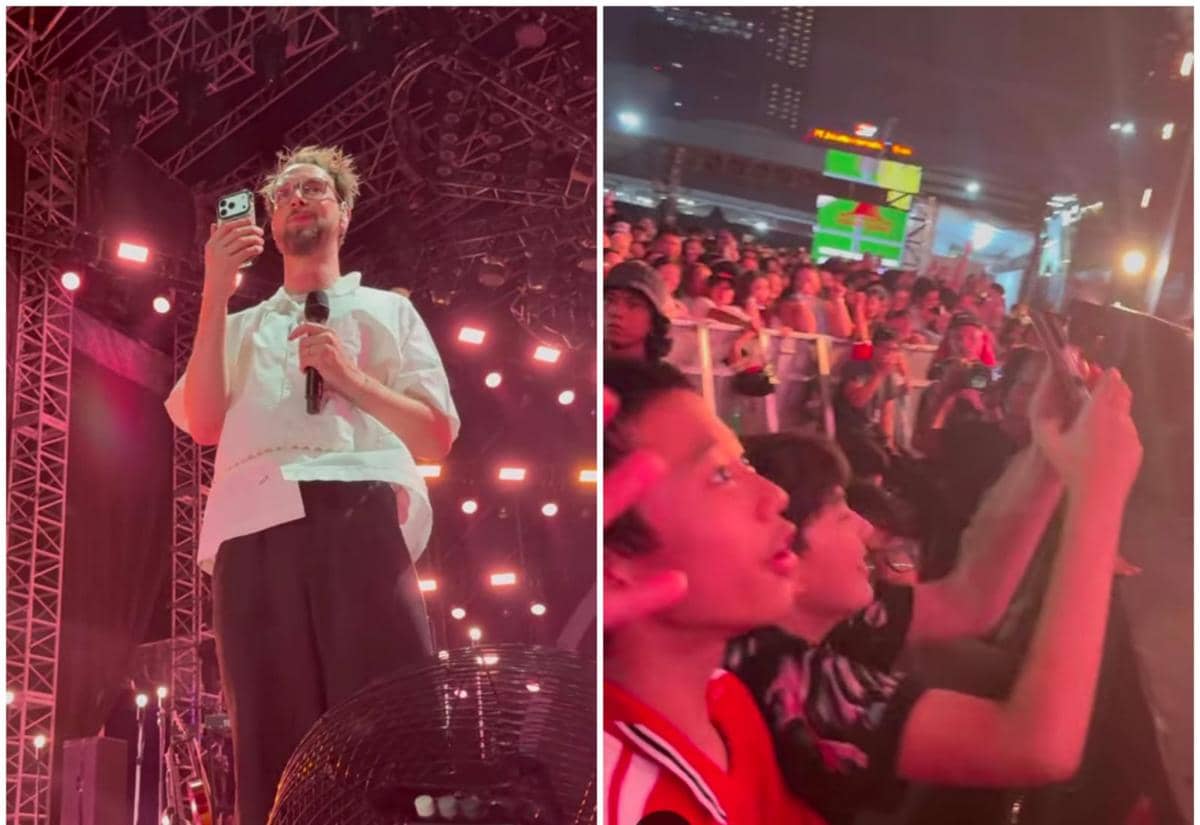 Carissa Puteri menghadiri LaLaLa Fest 2026 hari kedua dengan busana kasual di lokasi festival musik dalam unggahan Instagram.