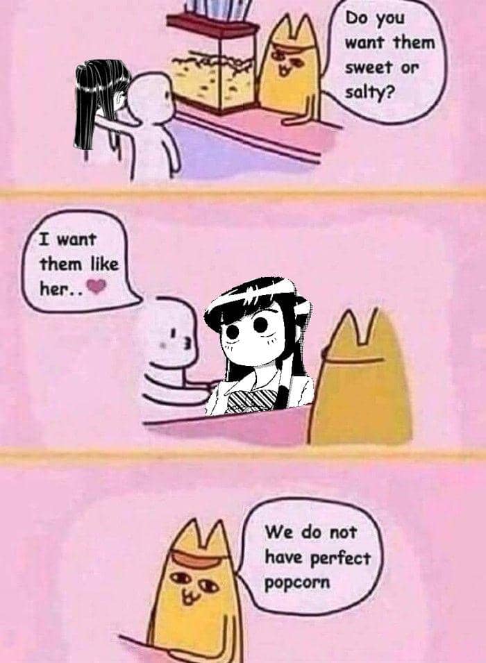 meme anime tentang popcorn