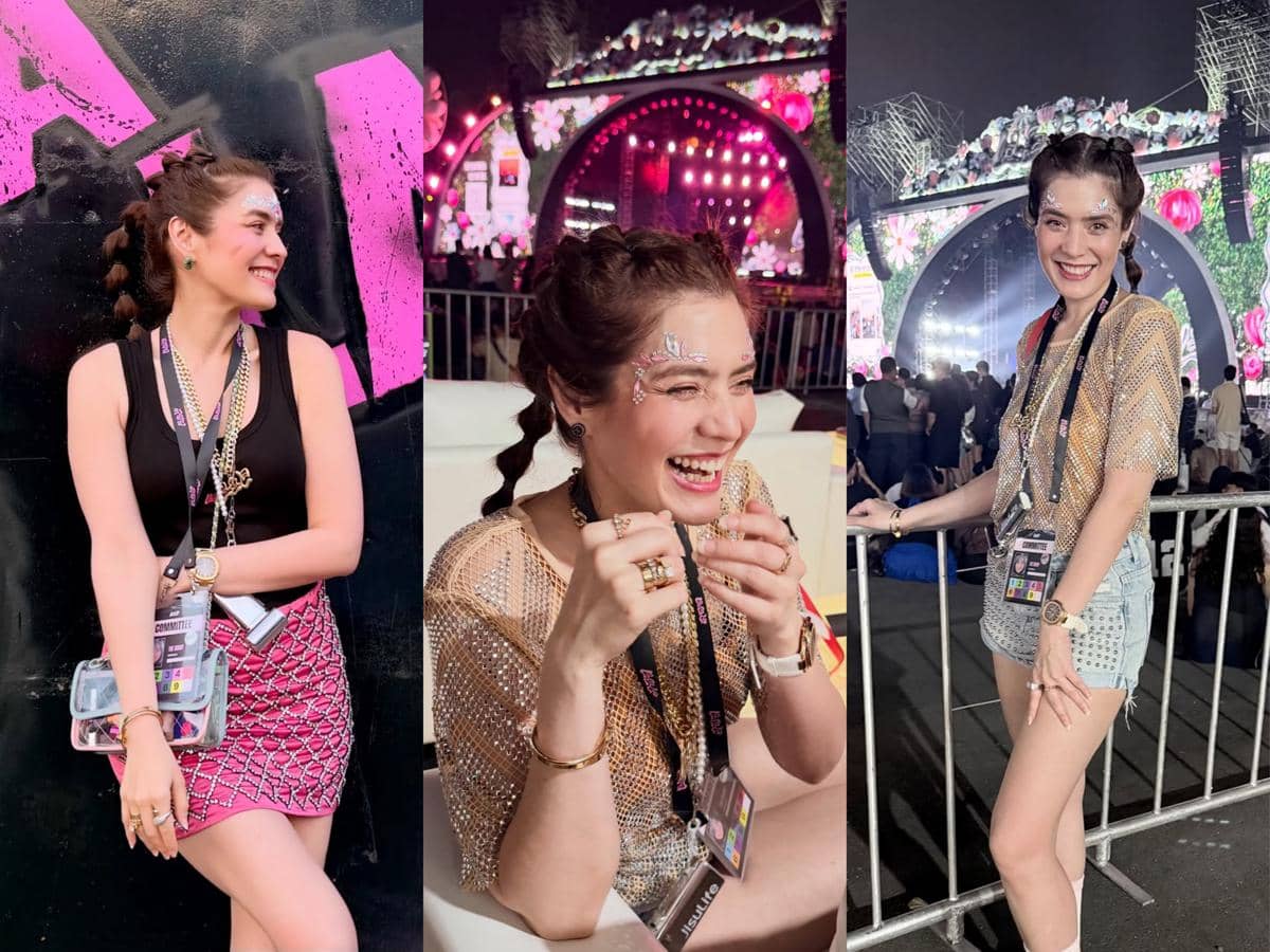 OOTD Carissa Puteri saat Nonton Konser Lalala Fest, Cute!
