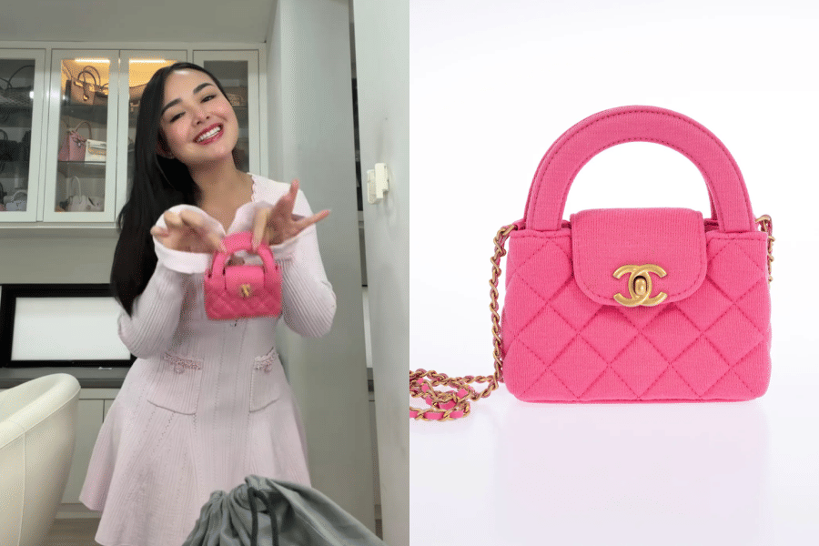 koleksi tas branded mini Amanda Manopo