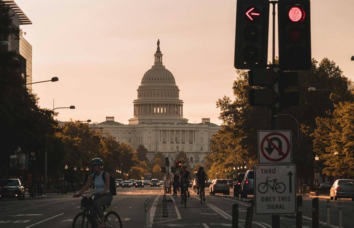 ilustrasi Washington DC, gedung putih, Amerika Serikat