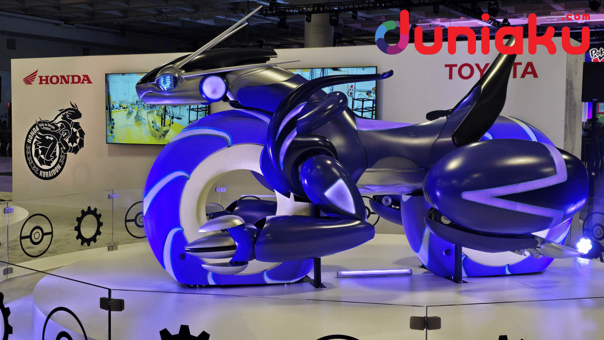 Visual proyek Toyota Miraidon karya Fahrul Nurullah, menampilkan konsep kendaraan Toyota bernuansa futuristis.