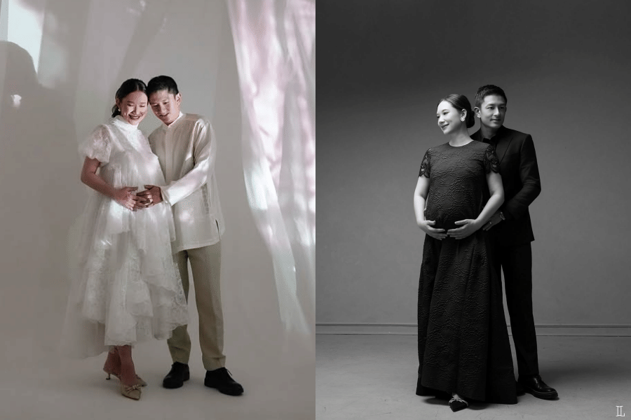 Gaya Athina Istri Pembalap Rio Haryanto di Maternity Shoot, Elegan