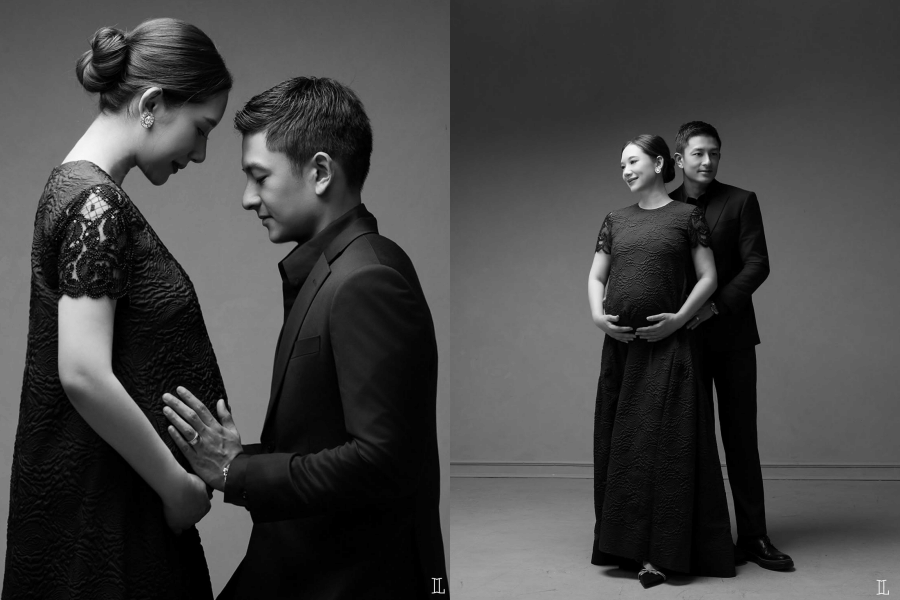 gaya istri Rio Haryanto saat maternity shoot (instagram.com/theleonardi)