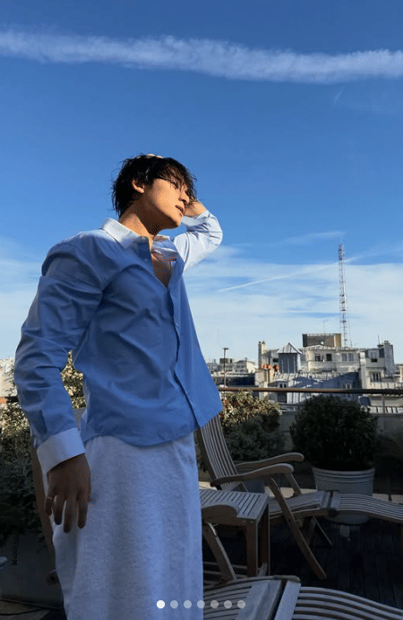 potret Mingyu SEVENTEEN