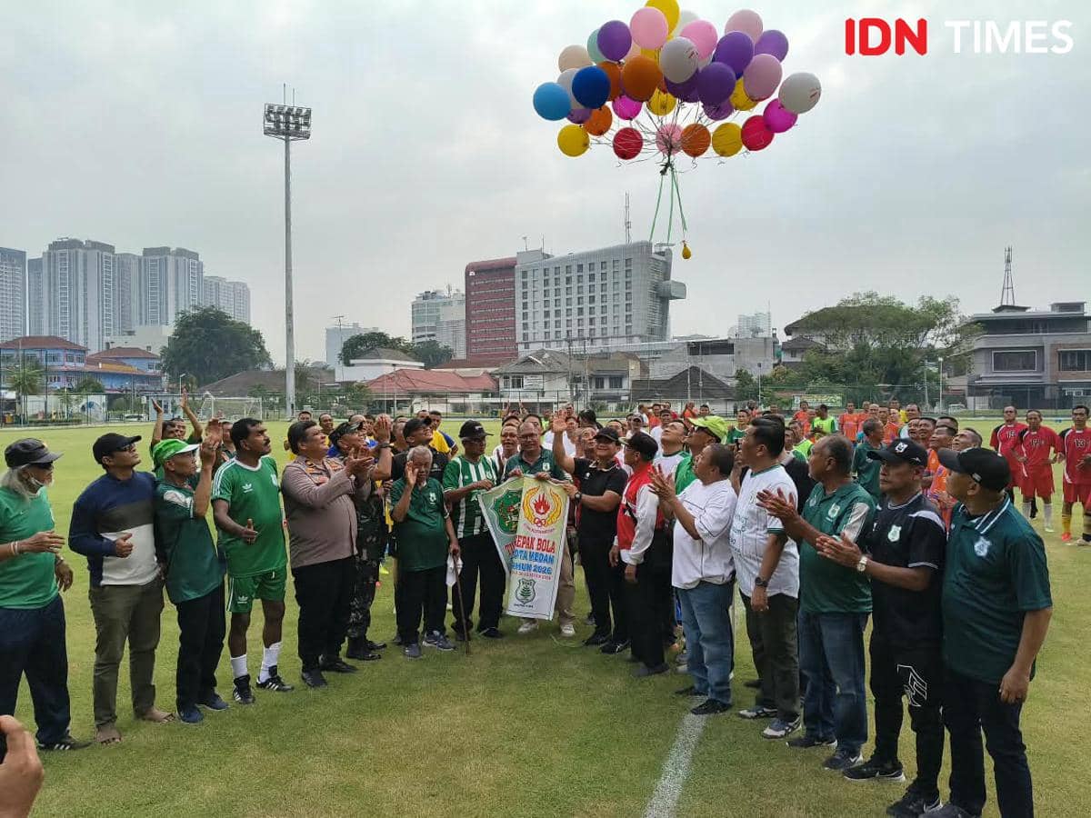 6 Tim Meriahkan Turnamen All Star Mantan PSMS Piala Wali Kota Medan