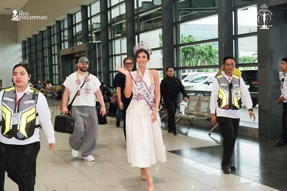 Potret Penyambutan Kepulangan Miss Supranational 2026 Katrina Llegado di Filipina