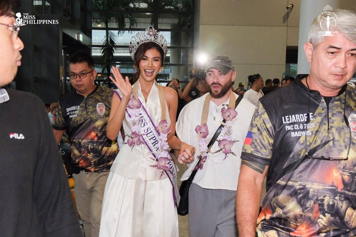 Potret Penyambutan Kepulangan Miss Supranational 2026 Katrina Llegado di Filipina
