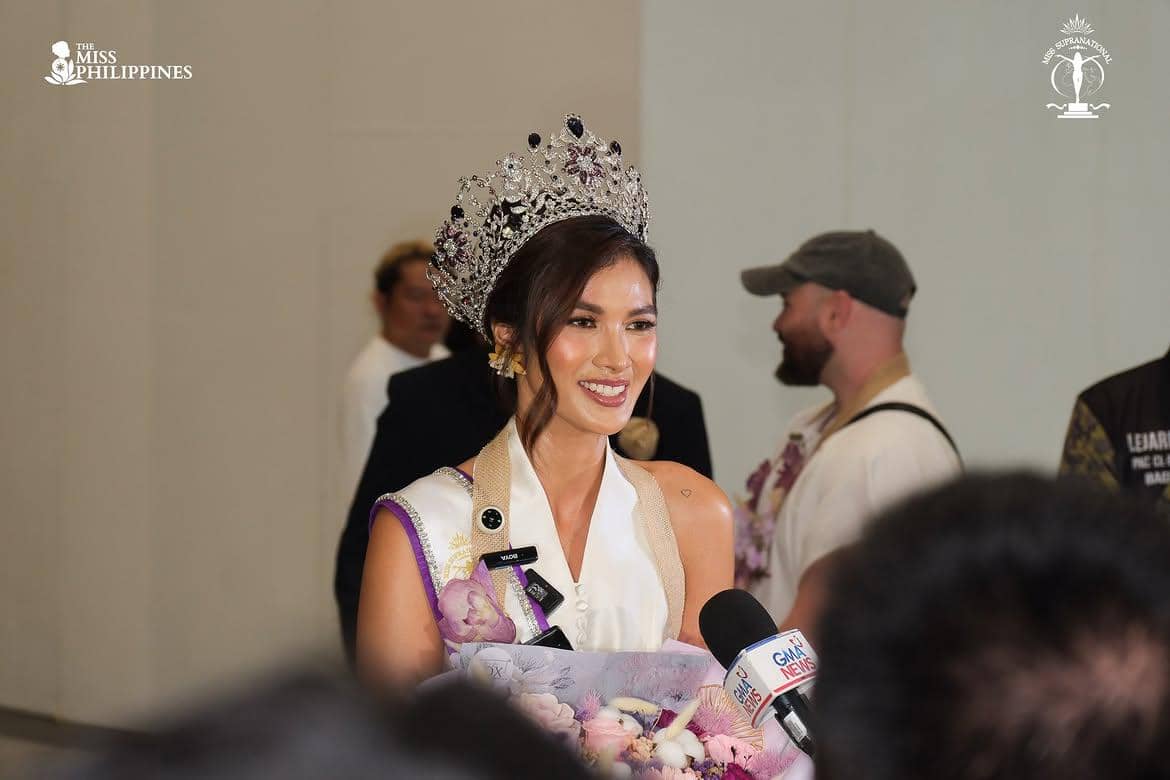 Potret Penyambutan Kepulangan Miss Supranational 2026 Katrina Llegado di Filipina