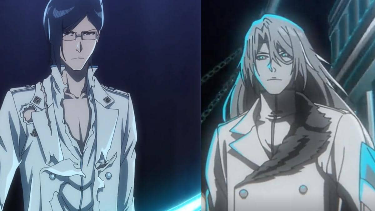 Uryu Ishida dan Jugram Haschwalth berhadapan dalam pertarungan sengit di anime Bleach: Thousand-Year Blood War Part 4.