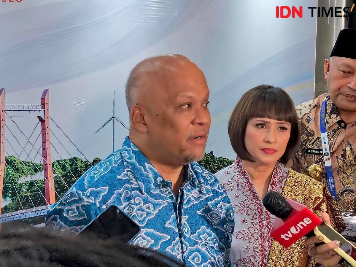 Ilham Akbar Habibie, Ketua Umum Persatuan Insinyur Indonesia, hadir pada malam penganugerahan IKD 2026 di Jakarta.