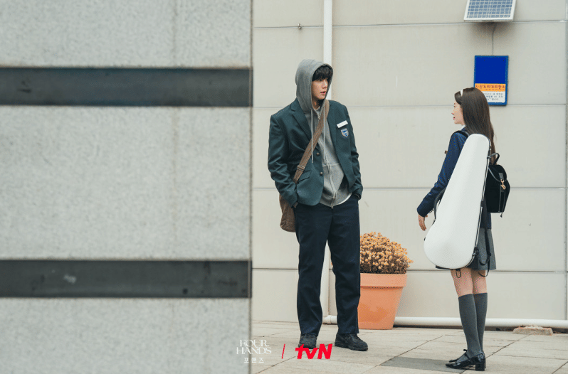 Lee Jun Young dan Jang Gyu Ri di drama Four Hands, Two Sonatas