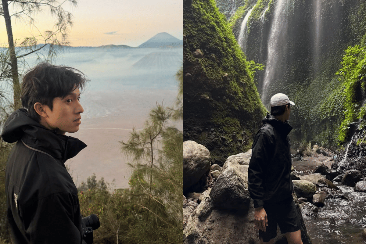Aktor Thailand Marc Thanat Liburan di Jawa Timur, ke Bromo hingga Ijen